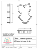 Miss Doughmestic Retro Swimsuit 3 Cookie Cutter