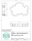 Miss Doughmestic Tooth Fairy Set (Fits BRP 5x7 Box) Cookie Cutters/Fondant Cutters or STL Downloads