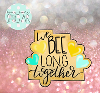 Miss Doughmestic We BEE-Long Together Set Cookie Cutters/Fondant Cutters or STL Downloads