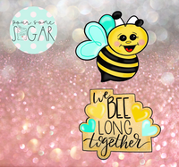 Miss Doughmestic We BEE-Long Together Set Cookie Cutters/Fondant Cutters or STL Downloads