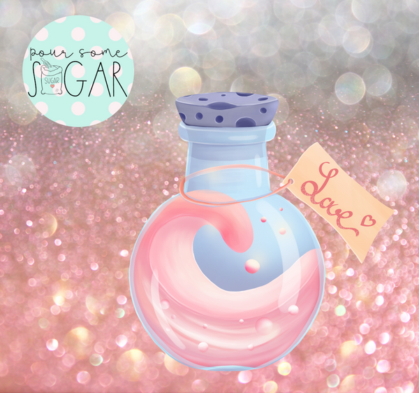 Potion Bottle with Tag Cookie Cutter/Fondant Cutter or STL Download