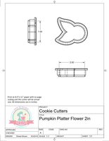 Miss Doughmestic Pumpkin Platter Cookie Cutter