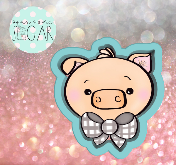 Sugar Ranch Pig Head 1 Cookie Cutter/Fondant Cutter or STL Download