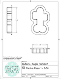 Sugar Ranch Cactus Peen 1 Cookie Cutter/Fondant Cutter or STL Download