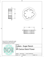Sugar Ranch Cactus Stack (Full Set- 5 Cutters- Designed to Fit BRP 12x5 Box) Cookie Cutter