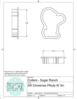 Sugar Ranch Christmas PN 4.5" Set FITS BRP 12x5 BOX Cookie Cutter/Fondant Cutter or STL Downloads