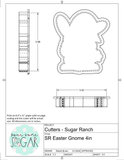 Sugar Ranch Easter Gnome Cookie Cutter/Fondant Cutter or STL Download