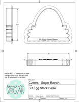 Sugar Ranch Egg Stack (FITS BRP 12x5 BOX) Cookie Cutters/Fondant Cutters or STL Downloads