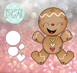 Sugar Ranch Gingy Platter (To Fit 9x13 Cake Board) Cookie Cutters/Fondant Cutters or STL Downloads