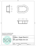 Sugar Ranch Jack Platter (To Fit 9x13 Cake Board) Cookie Cutters/Fondant Cutters or STL Downloads