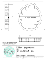 Sugar Ranch Jungle Leaf Cookie Cutter