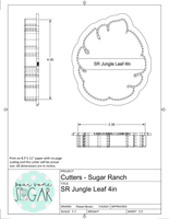 Sugar Ranch Jungle Leaf Cookie Cutter