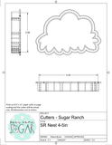 Sugar Ranch Nest Cookie Cutter/Fondant Cutter or STL Download