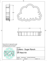 Sugar Ranch Nest Cookie Cutter/Fondant Cutter or STL Download