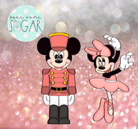 Sugar Ranch Nutcracker Mouse Duo or Single Cookie Cutters/Fondant Cutters or STL Downloads