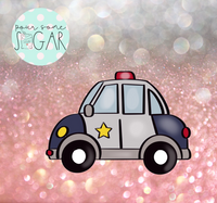 Sugar Ranch Police Car (Taxi) Cookie Cutter