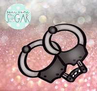 Sugar Ranch Police Handcuffs Cookie Cutter