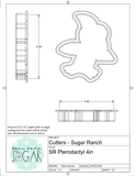 Sugar Ranch Pterodactyl Cookie Cutter/Fondant Cutter or STL Download