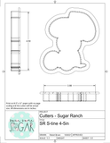 Sugar Ranch S-Tine Cookie Cutter or STL Download