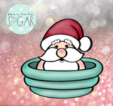 Sugar Ranch Santa Pool (Christmas in July) Cookie Cutter