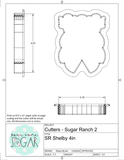 Sugar Ranch Shelby Cookie Cutter/Fondant Cutter or STL Download