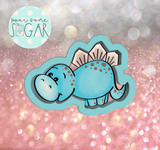 Sugar Ranch Stegosaurus 2 Cookie Cutter/Fondant Cutter or STL Download