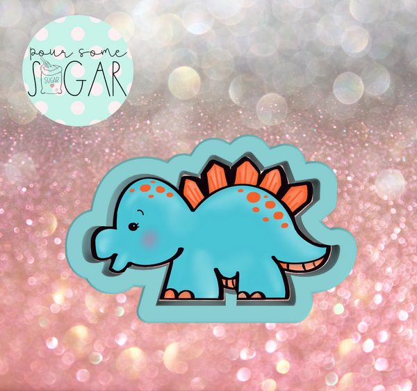 Sugar Ranch Stegosaurus Cookie Cutter/Fondant Cutter or STL Download