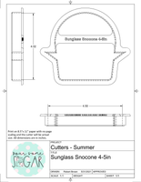 Snow Cone/ Star Sunglass Snow Cone Cookie Cutter