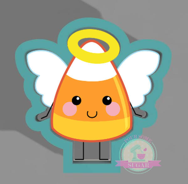 Candy Corn Angel Cookie Cutter/Fondant Cutter or STL Download