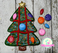 Christmas Tree Tic Tac Toe Cookie Cutter or Fondant Cutter