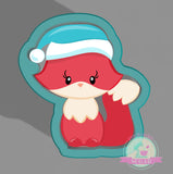 Christmas Fox Cookie Cutter or Fondant Cutter