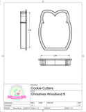 Christmas Present Cookie Cutter or Fondant Cutter