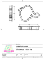 Elf 2 Cookie Cutter/Fondant Cutter or STL Download