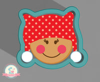 Gingerbread Woman Hat Cookie Cutter or Fondant Cutter