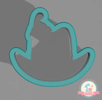 Southwest Christmas Cowboy Hat Cookie Cutter