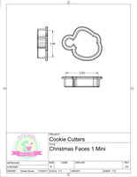 Santa Face Cookie Cutter