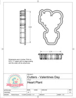 Heart Plant Cookie Cutter