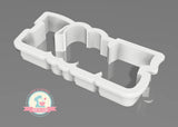 Teddy Bear Love Cookie Cutter (Skinny)