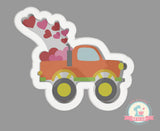 Valentine's Truck Cookie Cutter