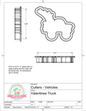 Valentine's Truck Cookie Cutter