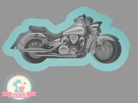 Cruiser Motorcycle (Super Skinny) Cookie Cutter or Fondant Cutter