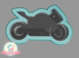 Sport Motorcycle Cookie Cutter (Skinny)