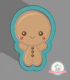 Gingerbread Man Cookie Cutter or Fondant Cutter