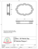 St. Patrick's Plaque 1 Cookie Cutter