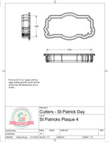 St. Patrick's Plaque Cutter 4 (Skinny)