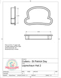 Leprechaun Hat 2 Cookie Cutter