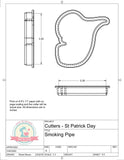 Smoking Pipe Cookie Cutter