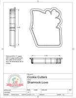 Shamrock Love Cookie Cutter