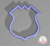 Police Badge Cookie Cutter