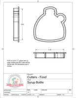 Kawaii Syrup Bottle Cookie Cutter